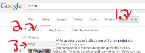 screenshot of Google News